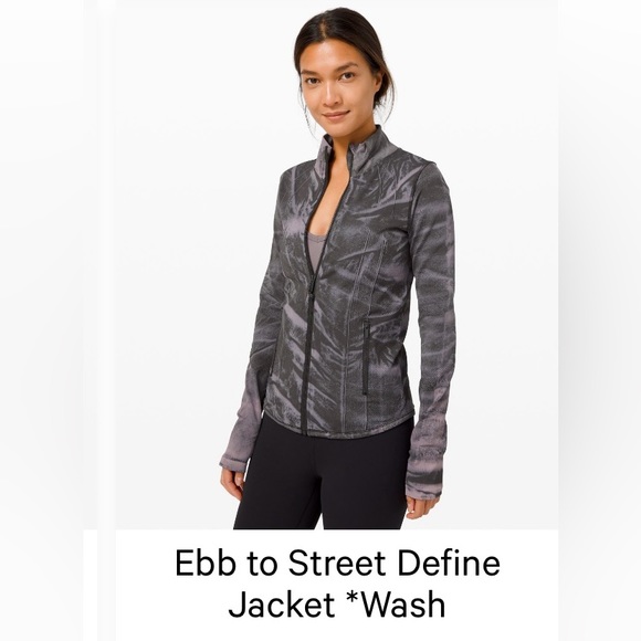 lululemon athletica Jackets & Blazers - Lululemon Define Jacket, Ebb to Street, Stone Wash Graphite Grey, size 8